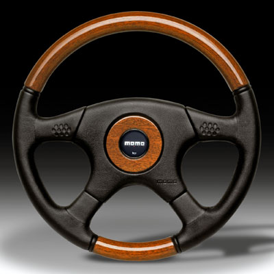 MOMO ステアリング オリンピック3レザー/ウッドマホガニー O-4 OLYMPIC