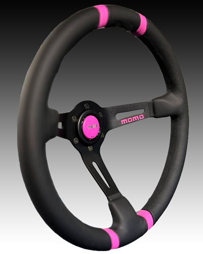 momo Drifting ステアリング DRIFT PINK RIBBON 350mm(AL-04)