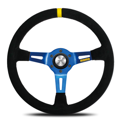 MOMO ステアリングホイール
MOD.07 ブラックレザー MOD.08 スエード/ブルースポーク （M-63)